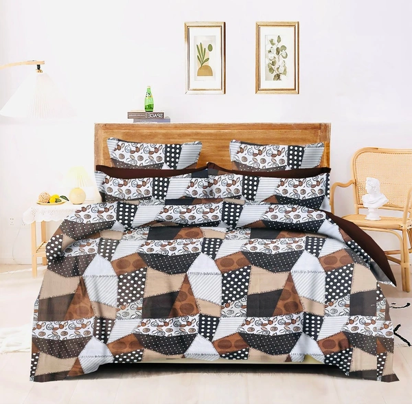 Hyatt Mist Pinsonic Bed Cover Set - Hyatt Mist - Metro Bliss - Double Bed - Double Bed