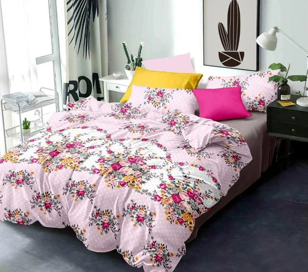 Bella Rosa Comforter Set (Comforter + Bedsheet + 2 Pillow Cover) - Bella Rosa - Tropical Essence - Double Bed - Double Bed