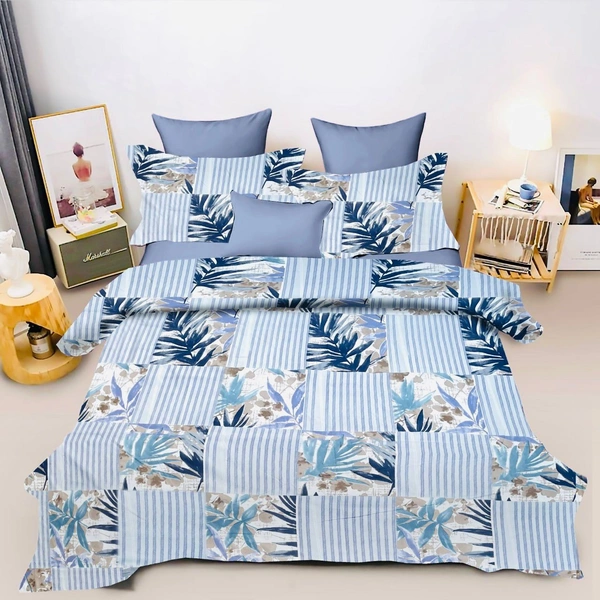 Hyatt Mist Pinsonic Bed Cover Set - Hyatt Mist - Uptown Escape - Double Bed - Double Bed