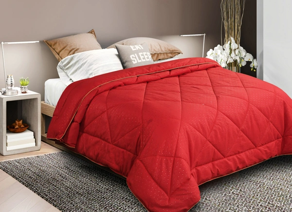 StarGaze Home Decore Shop - Comforters - StarGaze - Imperial Maroon - 200 GSM - Double Bed - Double Bed