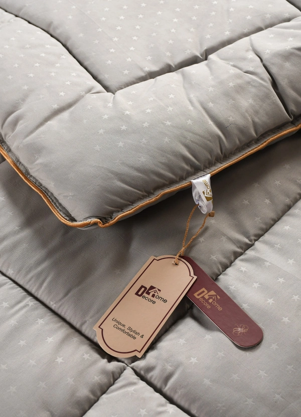 StarGaze Home Decore Shop - Comforters - StarGaze - Silver Shadows - 200 GSM - Single Bed - Single Bed