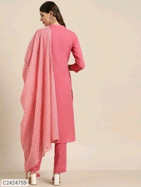 Women Kurti  - Blush Pink, All Size Available