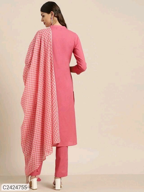 Women Kurti  - Blush Pink, All Size Available