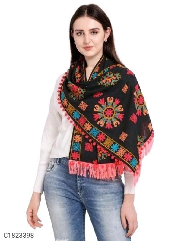 Women Dupatta  - Magenta / Fuchsia