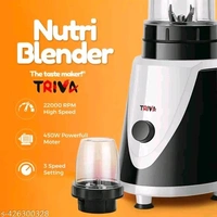 550watt  Nutri Blender with 2 Polycarbonate unbrekable Blender jars Big with 600 Ml Capacity and small with 400 Ml Jar, multi purpose jars can also be used for chutney, mango shake, fruit shakes, smoothies and PasteName: 550watt  Nutri Blender with 2 Polycarbonate unbrekable Blender jars Big with 600 Ml Capacity and small with 400 Ml Jar, multi purpose jars can also be used for chu