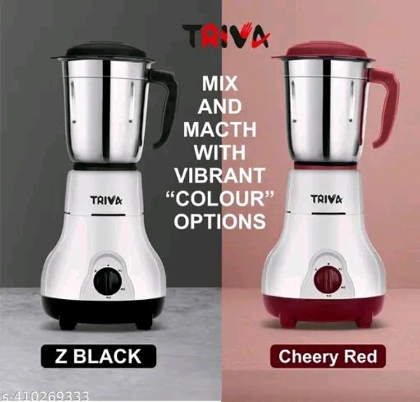  Mixer Grinder JarsName:  Mixer Grinder JarsBlade Material: Stainless SteelBody Material: Abs PlasticColor: RedJar Capacity: 1 LitreJar Material: Stainless SteelNet Quantity (N): 1No Of Jars: 4Operating Voltage: 230 VoltsPower Consumption: 500 WattsProduct Breadth: 21 CmProduct Height: 18 CmProduct Length: 32 CmProduct Weight: 2.5 KgWarranty: 2 Years Brand WarrantyWarranty Period: 