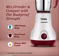  Mixer Grinder JarsName:  Mixer Grinder JarsBlade Material: Stainless SteelBody Material: Abs PlasticColor: RedJar Capacity: 1 LitreJar Material: Stainless SteelNet Quantity (N): 1No Of Jars: 4Operating Voltage: 230 VoltsPower Consumption: 500 WattsProduct Breadth: 21 CmProduct Height: 18 CmProduct Length: 32 CmProduct Weight: 2.5 KgWarranty: 2 Years Brand WarrantyWarranty Period: 