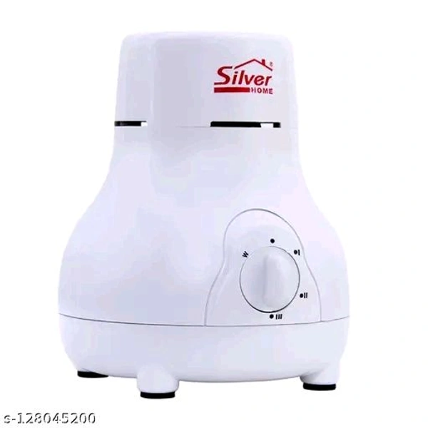 Classic Juicer Mixer GrindersName: Classic Juicer Mixer GrindersBlade Material: Stainless SteelBody Material: Abs PlasticJar Material: Stainless SteelNo Of Jars: 2Product Breadth: 21 CmProduct Height: 16 CmProduct Length: 16 CmNet Quantity (N): 1Net Quantity (N): 1Silver home, with the power of 450 watt is an effective Mixer Grinder for your kitchen 