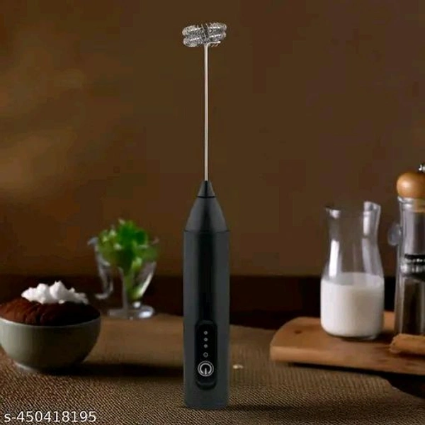 Mini Hand Blender for Coffee/Egg Beater | Milk Frother Electric Foam Maker Classic Sleek Design Hand Blender Mixer PACK OF 1Name: Mini Hand Blender for Coffee/Egg Beater | Milk Frother Electric Foam Maker Classic Sleek Design Hand Blender Mixer PACK OF 1Type: Hand BlenderProduct Breadth: 0.5 CmProduct Height: 0.5 CmProduct Length: 0.5 CmNet Quantity (N): Pack Of 1