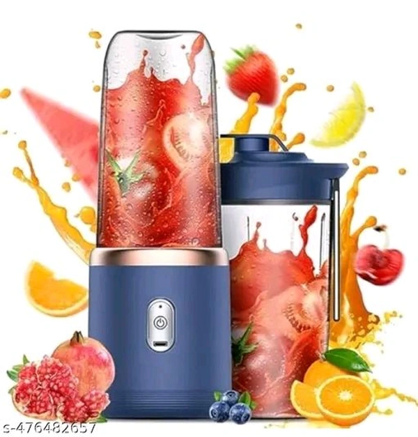USB Rechargeable Mini Juicer Blender, Electric Juicer Bottle ( Pack of 1, Multicolour Name: USB Rechargeable Mini Juicer Blender, Electric Juicer Bottle ( Pack of 1, Multicolour Material: PlasticType: OthersCapacity in mL: 300Product Breadth: 6 CmProduct Height: 6 CmProduct Length: 15 CmNet Quantity (N): Pack Of 1Portable Blender, USB Rechargeable Mini Juicer Blender, Electric Juic