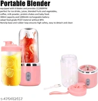 USB Rechargeable Mini Juicer Blender, Electric Juicer Bottle ( Pack of 1, Multicolour Name: USB Rechargeable Mini Juicer Blender, Electric Juicer Bottle ( Pack of 1, Multicolour Material: PlasticType: OthersCapacity in mL: 300Product Breadth: 6 CmProduct Height: 6 CmProduct Length: 15 CmNet Quantity (N): Pack Of 1Portable Blender, USB Rechargeable Mini Juicer Blender, Electric Juic