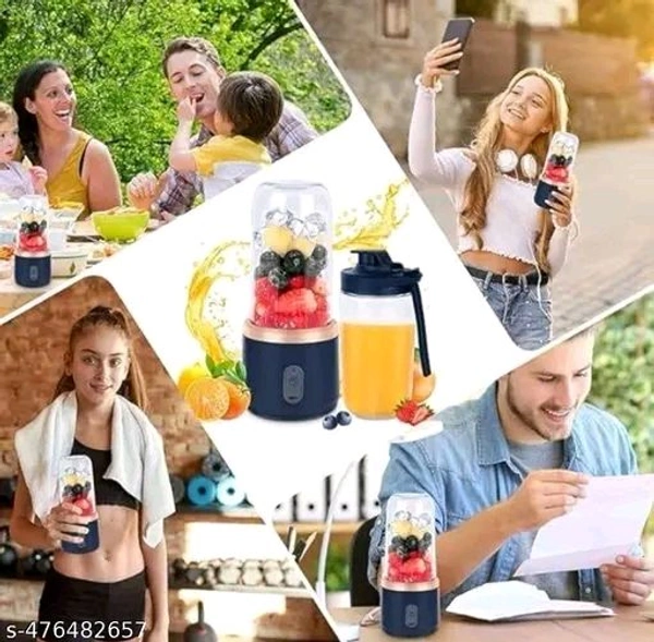 USB Rechargeable Mini Juicer Blender, Electric Juicer Bottle ( Pack of 1, Multicolour Name: USB Rechargeable Mini Juicer Blender, Electric Juicer Bottle ( Pack of 1, Multicolour Material: PlasticType: OthersCapacity in mL: 300Product Breadth: 6 CmProduct Height: 6 CmProduct Length: 15 CmNet Quantity (N): Pack Of 1Portable Blender, USB Rechargeable Mini Juicer Blender, Electric Juic