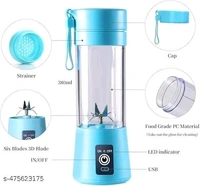 SUPERSTUD Portable USB Juicer Blender for Juices and Smoothie, Milk Shakes, 380ML, built-in JarName: SUPERSTUD Portable USB Juicer Blender for Juices and Smoothie, Milk Shakes, 380ML, built-in JarMaterial: PlasticType: OthersCapacity in mL: 100Product Breadth: 0.5 CmProduct Height: 0.5 CmProduct Length: 0.5 CmNet Quantity (N): Pack Of 1Portable and Compact: 