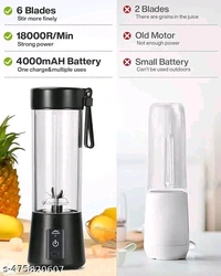 380ml Portable Juice Blender, Juicer Bottle Mixer, Juice Maker, Fruit Juicer Machine Electric, USB Rechargeable Personal Size Mini Juicer Grinder for Juices, Shakes and SmoothieName: 380ml Portable Juice Blender, Juicer Bottle Mixer, Juice Maker, Fruit Juicer Machine Electric, USB Rechargeable Personal Size Mini Juicer Grinder for Juices, Shakes and SmoothieMaterial: PlasticType: 