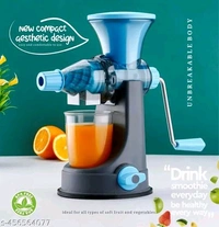 Heavy Duty Hand Juicer For Carrot ,Fruits And Vegtables With Steel Handle,Vacuum Locking System,Shake,Smoothies,travel Juicer, Orange juicer, Manual Juicer For Fruits,   MachineName: Heavy Duty Hand Juicer For Carrot ,Fruits And Vegtables With Steel Handle,Vacuum Locking System,Shake,Smoothies,travel Juicer, Orange juicer, Manual Juicer For Fruits,   MachineMaterial: PlasticType: 