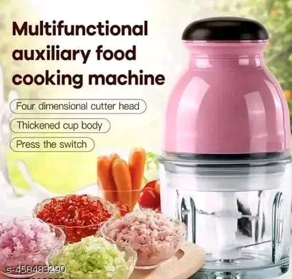 electric 220v Food Processor and Chopper Multifunction Capsule Cutter Quatre For Vegetable and Fruit- Multi Electric Fruit Purpose Crusher Meat Grinder Blender (Multicolor, 600ml) Watts Mini Mixer Juicer Multipurpose with mixer grinder juicer food processor Hand Multi-Function Baby Machine HouseholdName: electric 220v Food Processor and Chopper Multifunction Capsule Cutter Quatre 