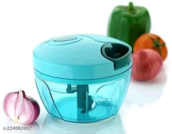 Compact Chopper with Blades effortlessly Chopping Big Size Kitchen Dori Handy Vegetable and Fruit Manual Onion Dry Fruit Salad Maker Vegetable Quick Chopper (450 ml, Green)Name: Compact Chopper with Blades effortlessly Chopping Big Size Kitchen Dori Handy Vegetable and Fruit Manual Onion Dry Fruit Salad Maker Vegetable Quick Chopper (450 ml, Green)Body Material: PlasticBlade Materi