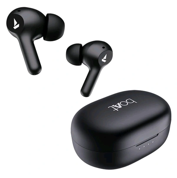boAt Airdopes 17, 6 Months Warranty  - Black, 5.8 x 3.8 x 2.8 cm
