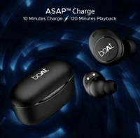 boAt Airdopes 121 V2 Plus TWS, 6 Months Warranty  - Black, ‎5 x 3 x 5 cm