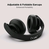 boAt Rockerz 450 Pro, 6 Months Warranty  - Black, ‎8 x 18.2 x 17.6 cm
