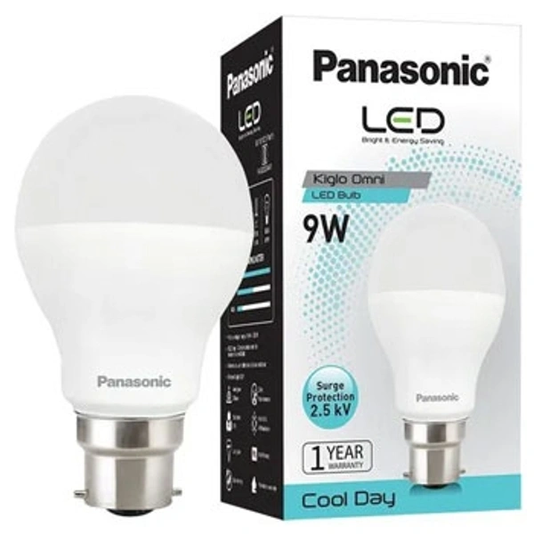 Panasonic Bulb .(Charging Bulb 9 Watt Bulb 3 Hour Battery Life 1 Years Gyrentee.) - Big Bulb