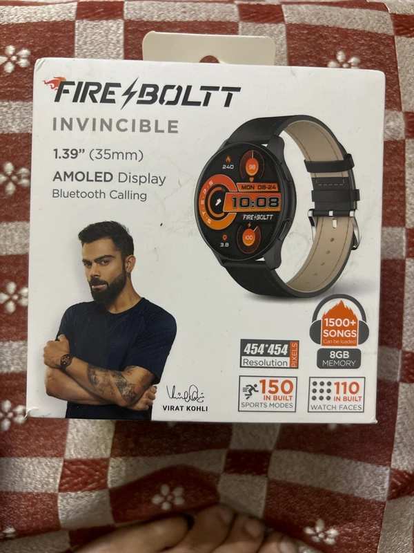 Fireboltt Invincible 8 Gb Memory(used - Like New) - Black, Free Size