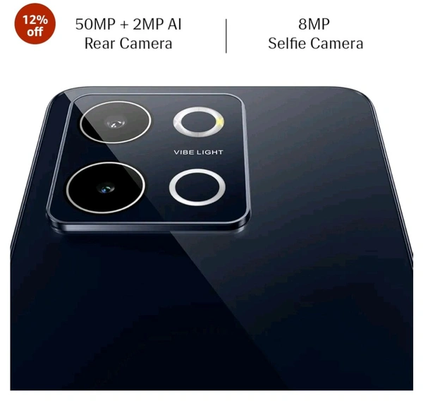 Lava Blaze 3 5G (Glass Gold, 6GB+128GB) | Segment's Fastest 5G Smartphone | Dimensity 6300 Processor | 90Hz Display | 50MP+2MP AI Camera with Vibe Light | 5000 mAh | Glass Back|18W Fast Charging - Glass blue