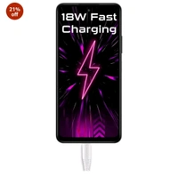 Lava Yuva 3 (Eclipse Black, 4+4*GB + 128GB)|Segment's Most Affordable Smartphone with 128 GB (UFS 2.2) Storage | 90Hz Punch Hole Display|13MP AI Triple Camera|Side Fingerprint Sensor |Bloatware Free - Eclipse Black, 128 GB