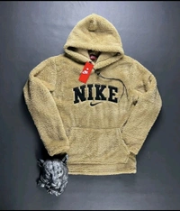 Fur Printed Hoodie for Men - Black, M