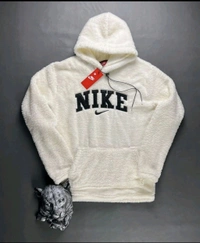 Fur Printed Hoodie for Men - Black, M