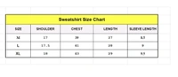 Round Neck Printed Sweatshirt for Men - Black, L