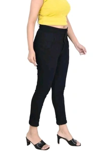 Denim Jeans for Women (Black) - Black, 32