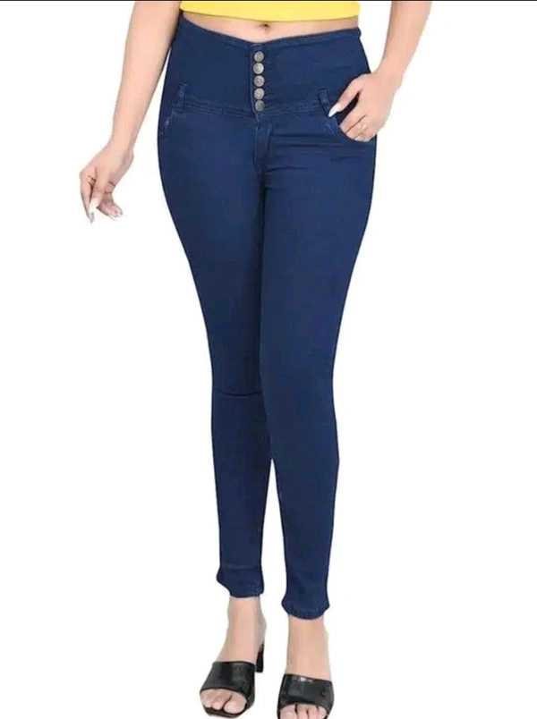 Denim Jeans for Women (Blue) - Navy Blue, 32