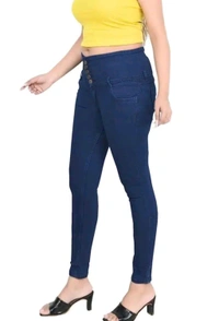 Denim Jeans for Women (Blue) - Navy Blue, 32