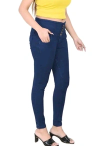 Denim Jeans for Women (Blue) - Navy Blue, 32
