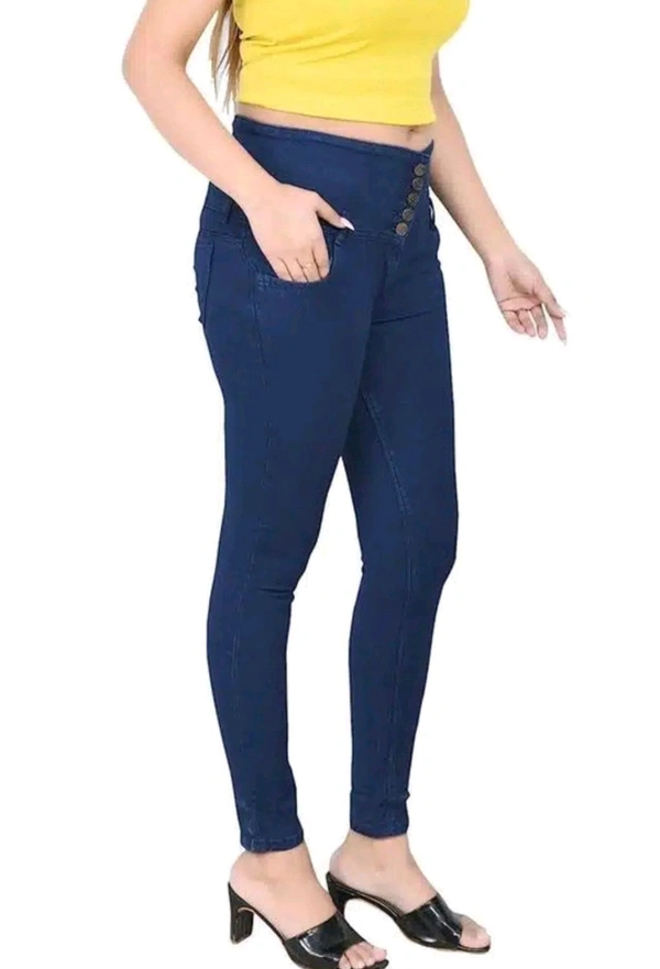 Denim Jeans for Women (Blue) - Navy Blue, 32