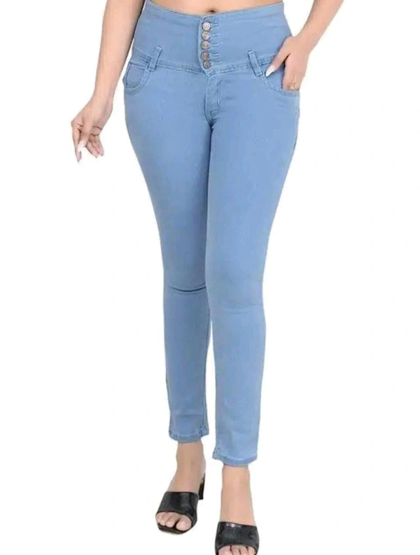 Denim Jeans for Women (Light Blue) - Light Blue, 28