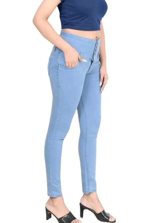 Denim Jeans for Women (Light Blue) - Light Blue, 28
