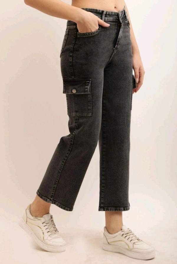 Denim Jeans for Women (Black) - Black, 26