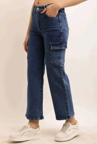 Denim Jeans for Women (Blue) - Navy Blue, 26