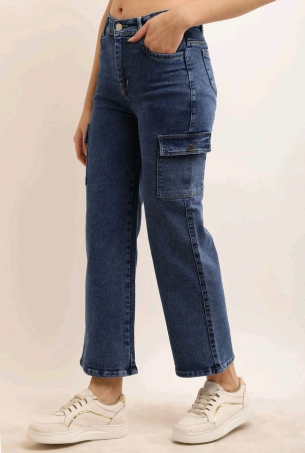 Denim Jeans for Women (Blue) - Navy Blue, 26
