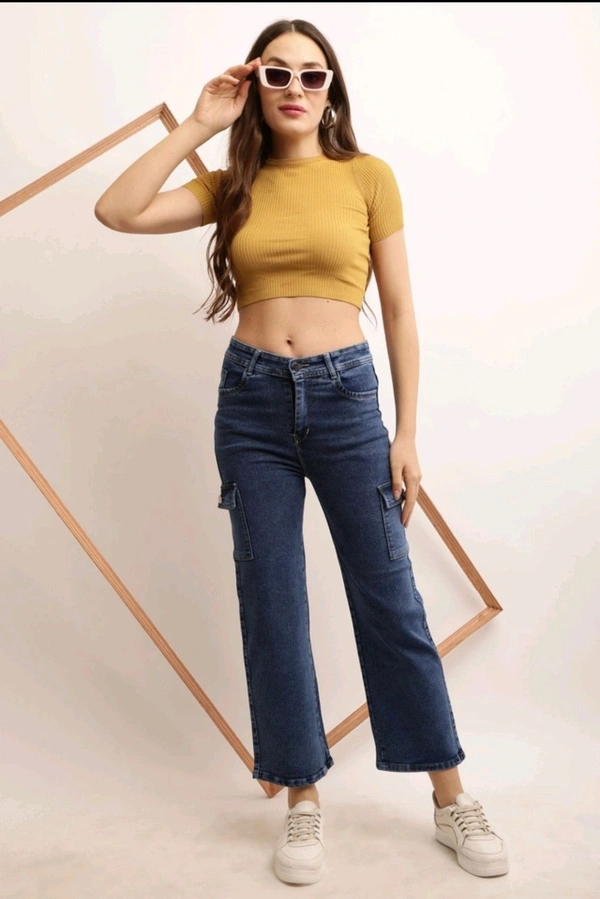 Denim Jeans for Women (Blue) - Navy Blue, 30