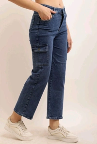 Denim Jeans for Women (Blue) - Navy Blue, 34