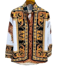 Trending Pushpa Shirt - Multicolour printed, XL