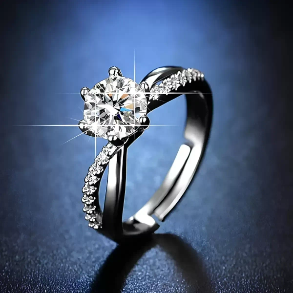 Stainless Steel Ring - Adjustable, Silver