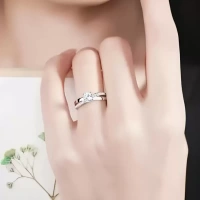 Stainless Steel Ring - Adjustable, Silver