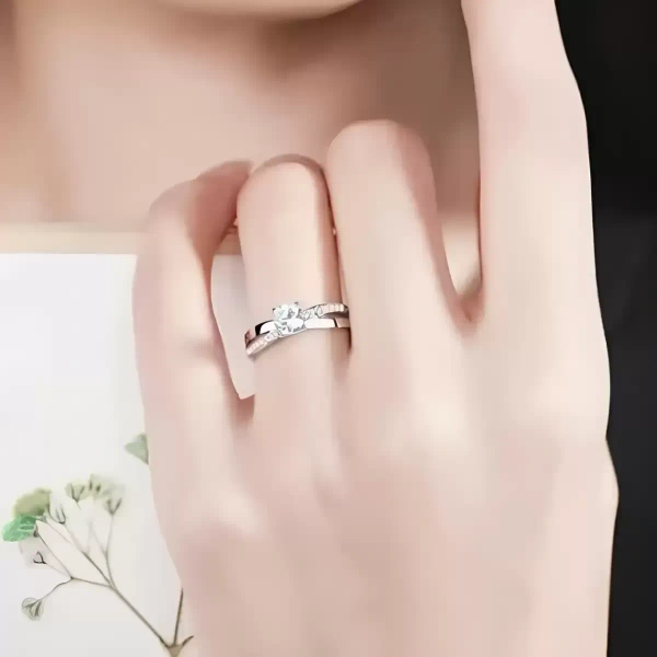 Stainless Steel Ring - Adjustable, Silver