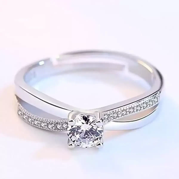 Stainless Steel Ring - Adjustable, Silver