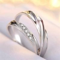 Alloy Ring Set - Adjustable, Silver