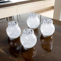 Multipurpose 200ml Glass Storage Jars with Airtight Lids - Set of 4 | Ideal for Spices, Herbs, Snacks & More